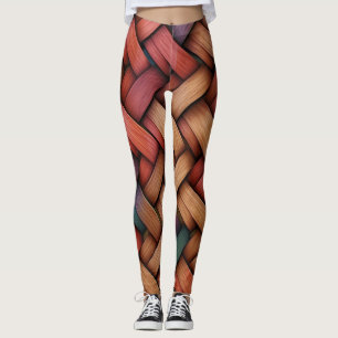 Leggings de Abstrato de arte lindas e tradicionais