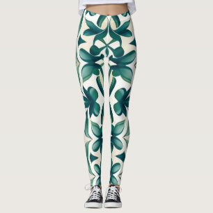 Leggings de Abstrato de arte lindas e tradicionais