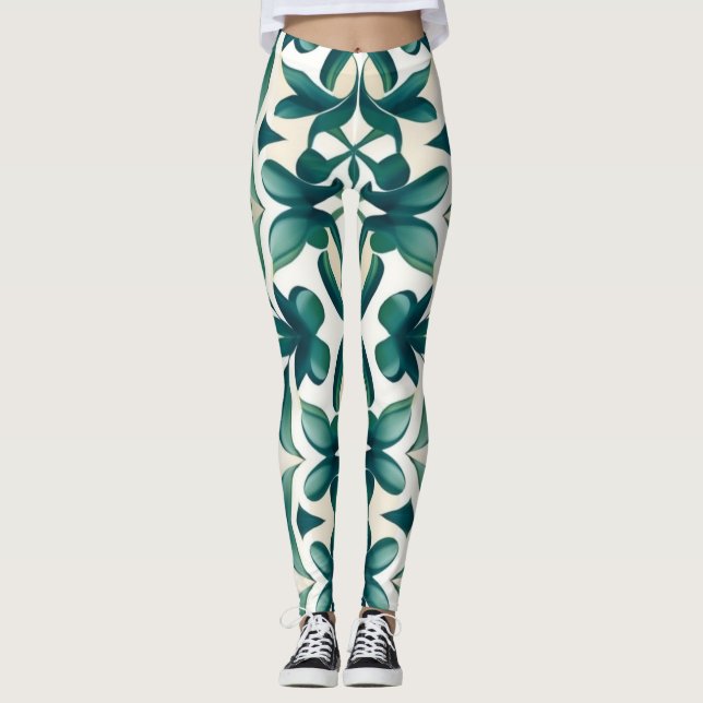 Leggings de Abstrato de arte lindas e tradicionais (Frente)
