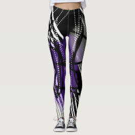 Leggings de Abstrato modernas tendências