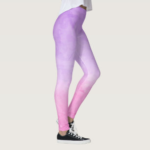 Leggings de Aguarela Roxa