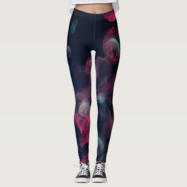 Leggings de águas-vivas (Frente)