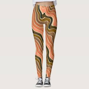 Leggings de Alta cintura do Fluxo Retroativo   Ton