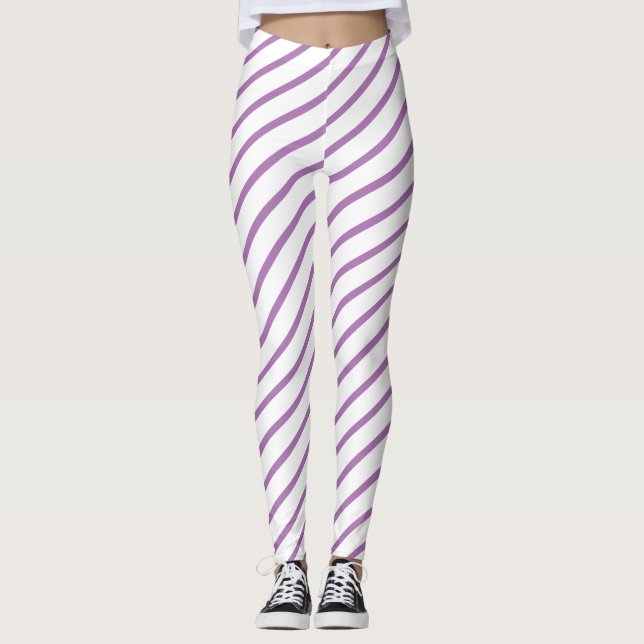 Leggings de alta qualidade, de luxo, púrpura (Frente)