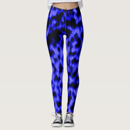 Leggings de amor de Chita Azul Quente