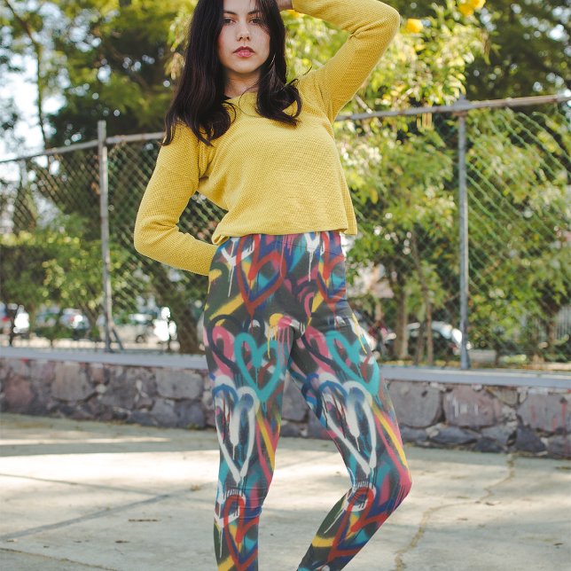 Leggings de amor de grafite - Legal (Criador carregado)