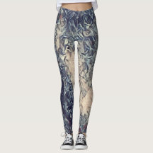 Leggings De Amor De Tinta Acrílica