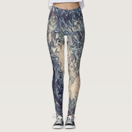 Leggings De Amor De Tinta Acrílica