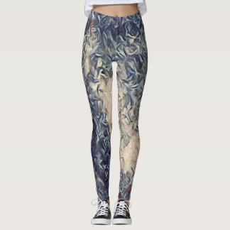 Leggings De Amor De Tinta Acrílica