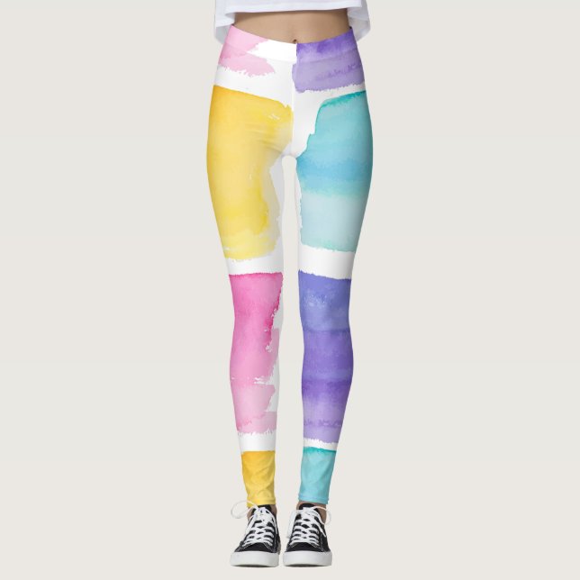 Leggings de Aquarela (Frente)