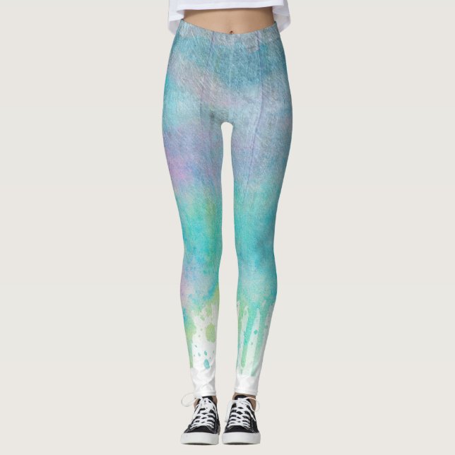 Leggings de Aquarela (Frente)