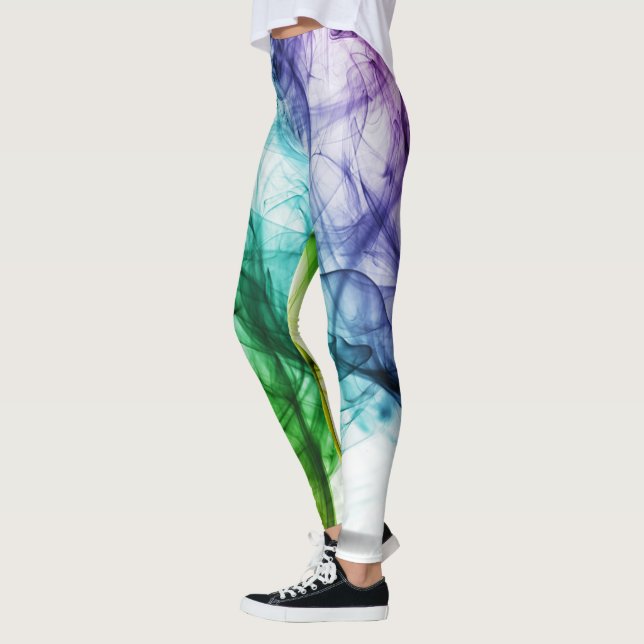 Leggings de Aquarela para a Noite Fora (Esquerda)