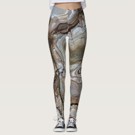 Leggings de aquarela para mulheres à frente da mod