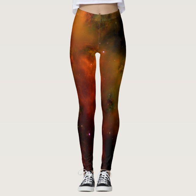 Leggings de Aquarela para Provas de Férias (Frente)
