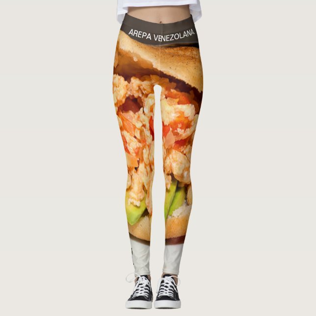 LEGGINGS DE AREPA VENEZOLANA. (Frente)