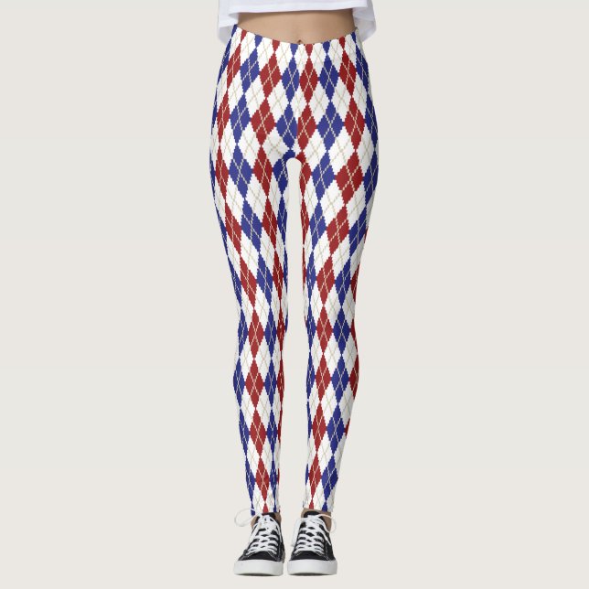 Leggings de Argyle de Americana (Frente)