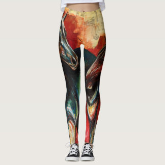 Leggings de arte "Blue and Gus"