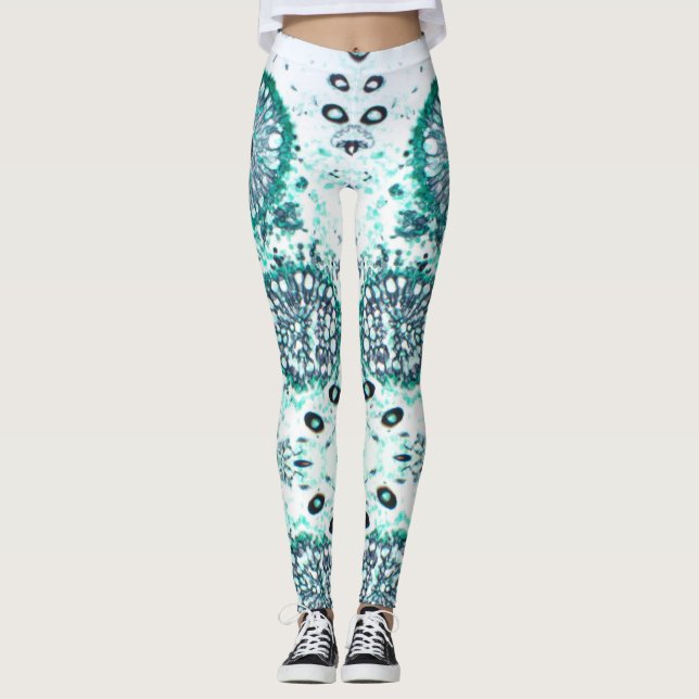 Leggings de Arte de Aspergillus (Frente)
