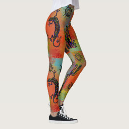 Leggings de Arte do Sudoeste