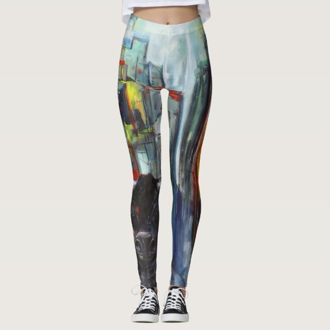Leggings de arte "El Toro" (Frente)