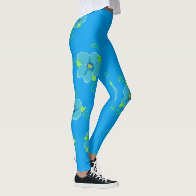 Leggings de Arte Floral (Direita)