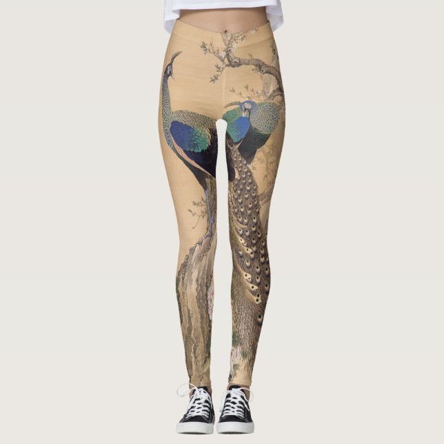 Leggings de arte japonesas (Frente)
