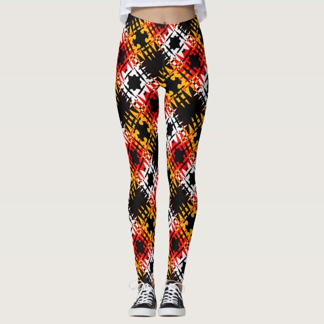Leggings de Arte Moderna 4 Leggings de Arte Nativa (Frente)