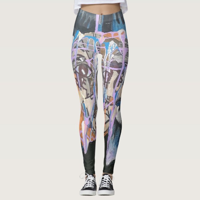 Leggings de Arte Original (Frente)
