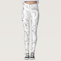 Leggings de arte personalizadas. Artsy & Na moda
