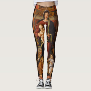 Leggings de arte religiosa