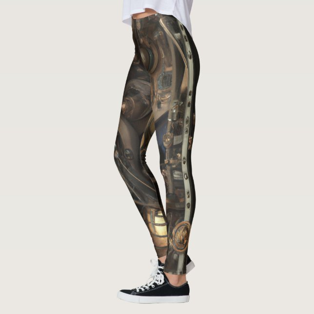 Leggings de Arte Steampunk (Esquerda)