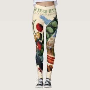 Leggings de arte Vintage Greenbelt