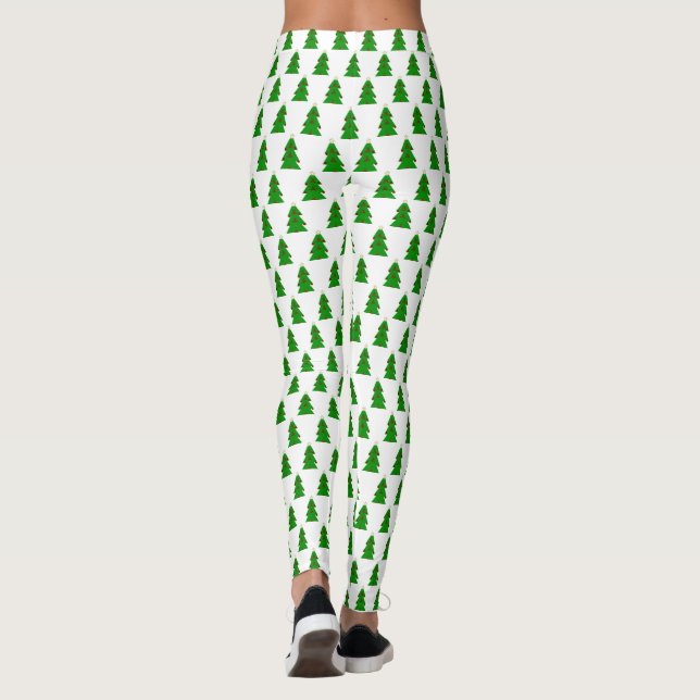 Leggings de árvores de Natal (Verso)