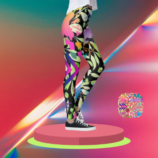 Leggings de Assinatura Neon Pulse