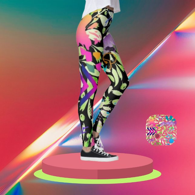 Leggings de Assinatura Neon Pulse (Criador carregado)