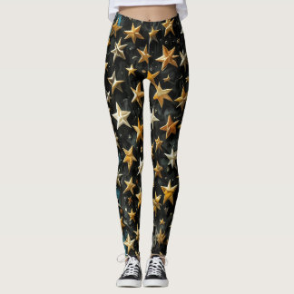 leggings de bandeira americanas
