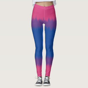 Leggings de bandeira bissexuais