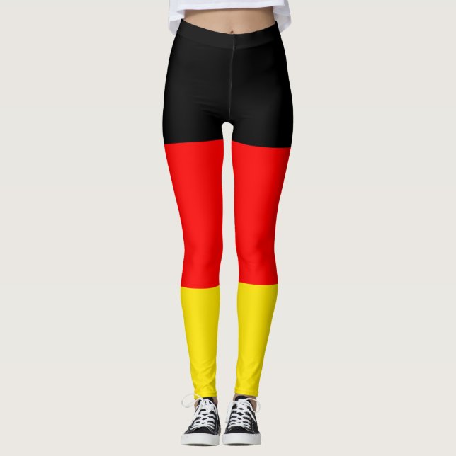 Leggings de bandeira da Alemanha (Frente)
