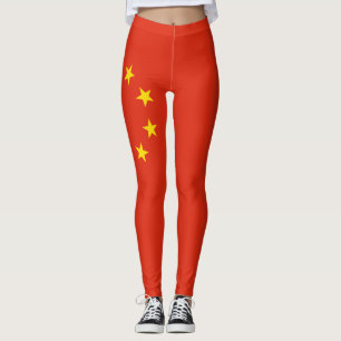 Leggings de bandeira da China