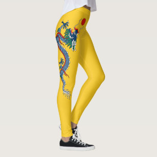 Leggings de bandeira da Dinastia Qing (1890-1911)