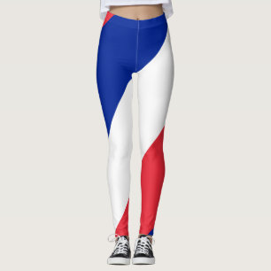 Leggings de bandeira da França