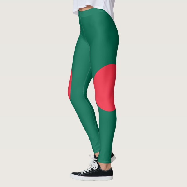 Leggings de bandeira do Bangladesh Patriótica (Esquerda)