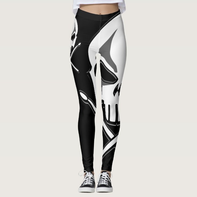 Leggings de baterista de metal pesado (Frente)