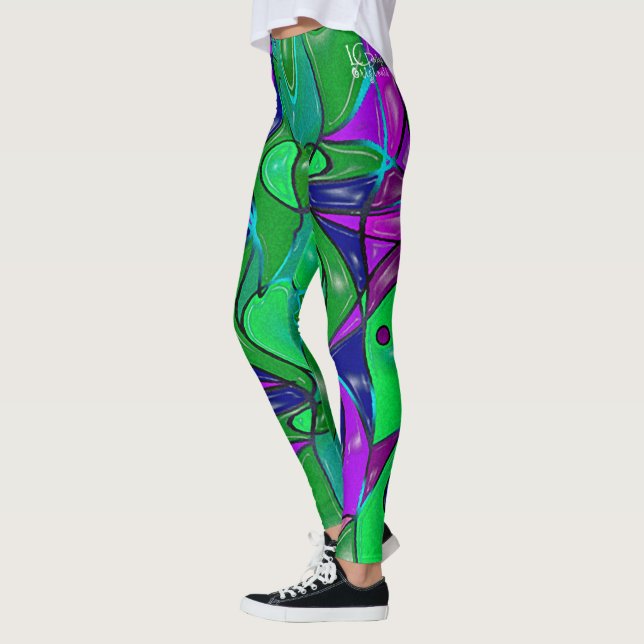 Leggings de beringelas e Limões (Esquerda)