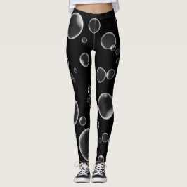 Leggings de bolha de sabão flutuante