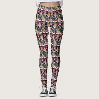 Leggings de Bolo Amarelo