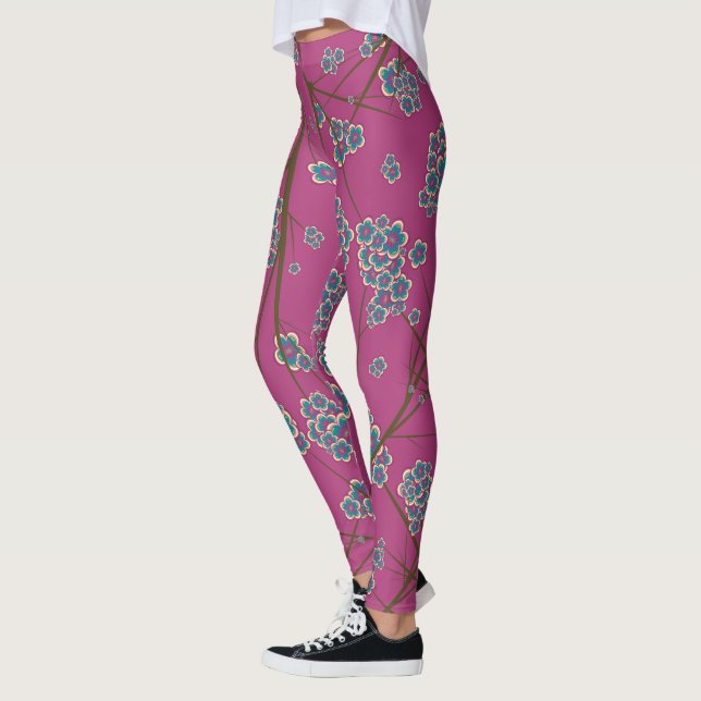 Leggings de boysenberry Peculiar (Esquerda)