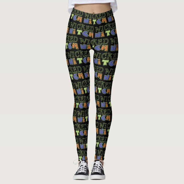 Leggings de bruxas malvadas (Frente)