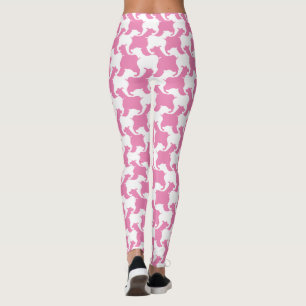 Leggings de cães de salsicha e cães de salsicha