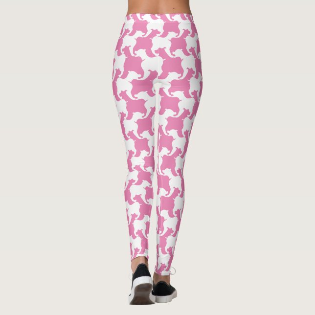 Leggings de cães de salsicha e cães de salsicha (Verso)